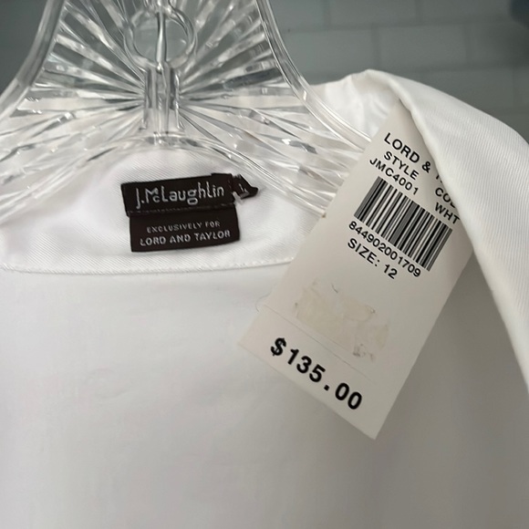 J. McLaughlin Tops - J. McLaughlin White Button Down Shirt